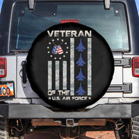 Veteran Of The US Air Force Spare Tire Cover Vintage Camo USA Flag Veterans - Wonder Print Shop