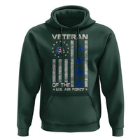 Veteran Of The US Air Force Hoodie Vintage Camo USA Flag Veterans - Wonder Print Shop