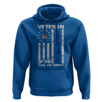 Veteran Of The US Air Force Hoodie Vintage Camo USA Flag Veterans - Wonder Print Shop