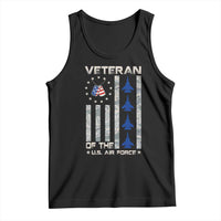 Veteran Of The US Air Force Tank Top Vintage Camo USA Flag Veterans - Wonder Print Shop