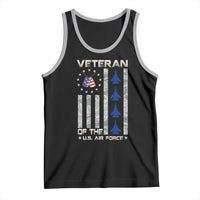 Veteran Of The US Air Force Tank Top Vintage Camo USA Flag Veterans - Wonder Print Shop