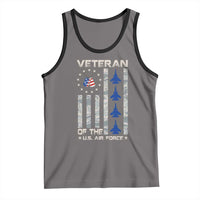 Veteran Of The US Air Force Tank Top Vintage Camo USA Flag Veterans - Wonder Print Shop