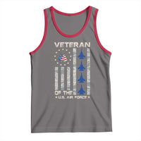 Veteran Of The US Air Force Tank Top Vintage Camo USA Flag Veterans - Wonder Print Shop