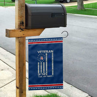 Veteran Of The US Air Force Garden Flag Vintage Camo USA Flag Veterans