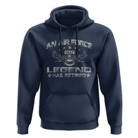 An Air Force Legend Has Retired Hoodie Vintage Camo US Veteran - Wonder Print Shop