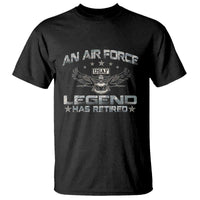 An Air Force Legend Has Retired T Shirt Vintage Camo US Veteran - Wonder Print Shop