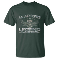An Air Force Legend Has Retired T Shirt Vintage Camo US Veteran - Wonder Print Shop