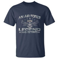 An Air Force Legend Has Retired T Shirt Vintage Camo US Veteran - Wonder Print Shop