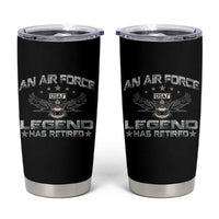 An Air Force Legend Has Retired Tumbler Cup Vintage Camo US Veteran - Wonder Print Shop