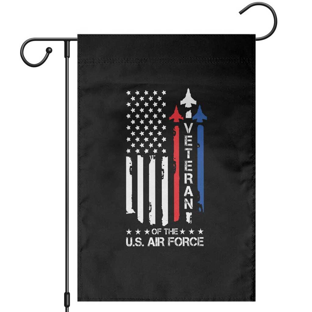 Air Force Veteran Garden Flag Vintage US Flag - Wonder Print Shop