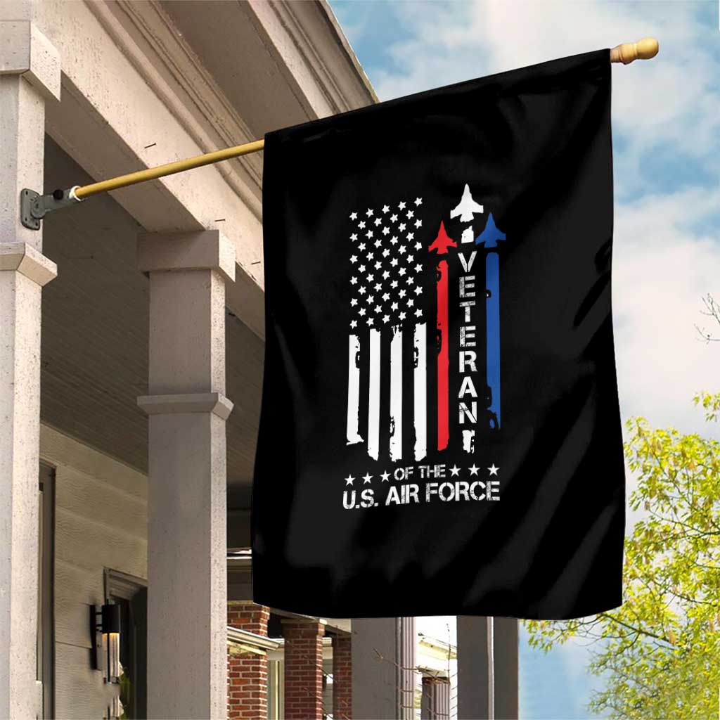 Air Force Veteran Garden Flag Vintage US Flag - Wonder Print Shop