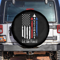 Air Force Veteran Spare Tire Cover Vintage US Flag - Wonder Print Shop