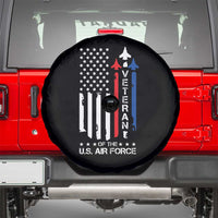 Air Force Veteran Spare Tire Cover Vintage US Flag - Wonder Print Shop