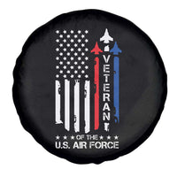 Air Force Veteran Spare Tire Cover Vintage US Flag - Wonder Print Shop