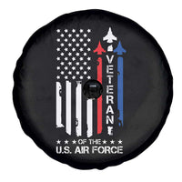 Air Force Veteran Spare Tire Cover Vintage US Flag - Wonder Print Shop