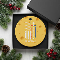 Air Force Veteran Ceramic Ornament Vintage US Flag - Wonder Print Shop