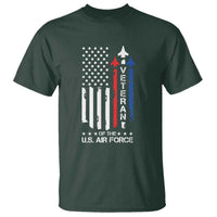 Air Force Veteran T Shirt Vintage US Flag - Wonder Print Shop
