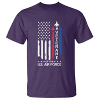 Air Force Veteran T Shirt Vintage US Flag - Wonder Print Shop