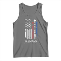 Air Force Veteran Tank Top Vintage US Flag - Wonder Print Shop