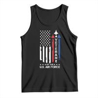Air Force Veteran Tank Top Vintage US Flag - Wonder Print Shop