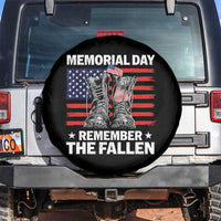 Memorial Day Remember The Fallen Spare Tire Cover Veteran Military Vintage USA Flag - Wonder Print Shop