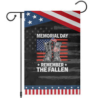 Memorial Day Remember The Fallen Garden Flag Veteran Military Vintage USA Flag
