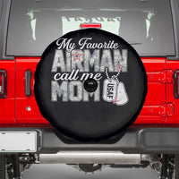 Proud Air Force Family Spare Tire Cover My Favorite Airman Calls Me Mom - Wonder Print Shop