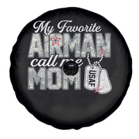 Proud Air Force Family Spare Tire Cover My Favorite Airman Calls Me Mom - Wonder Print Shop