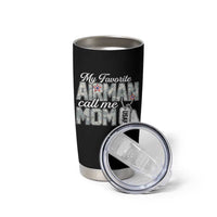 Proud Air Force Family Tumbler Cup My Favorite Airman Calls Me Mom - Wonder Print Shop