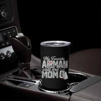 Proud Air Force Family Tumbler Cup My Favorite Airman Calls Me Mom - Wonder Print Shop