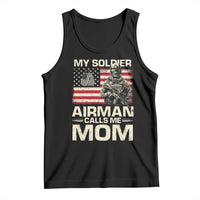 Proud Air Force Mom Tank Top My Soldier Airman Calls Me Mom US Flag - Wonder Print Shop