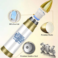 Veteran US Air Force Bullet Tumbler This Is My Retirement Uniform - Wonder Print Shop