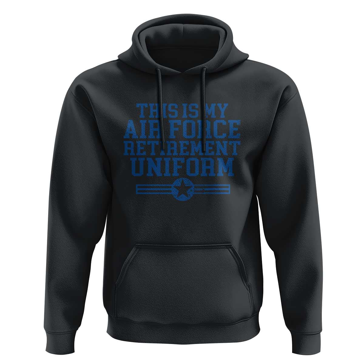 Veteran US Air Force Hoodie This Is My Retirement Uniform - Wonder Print Shop