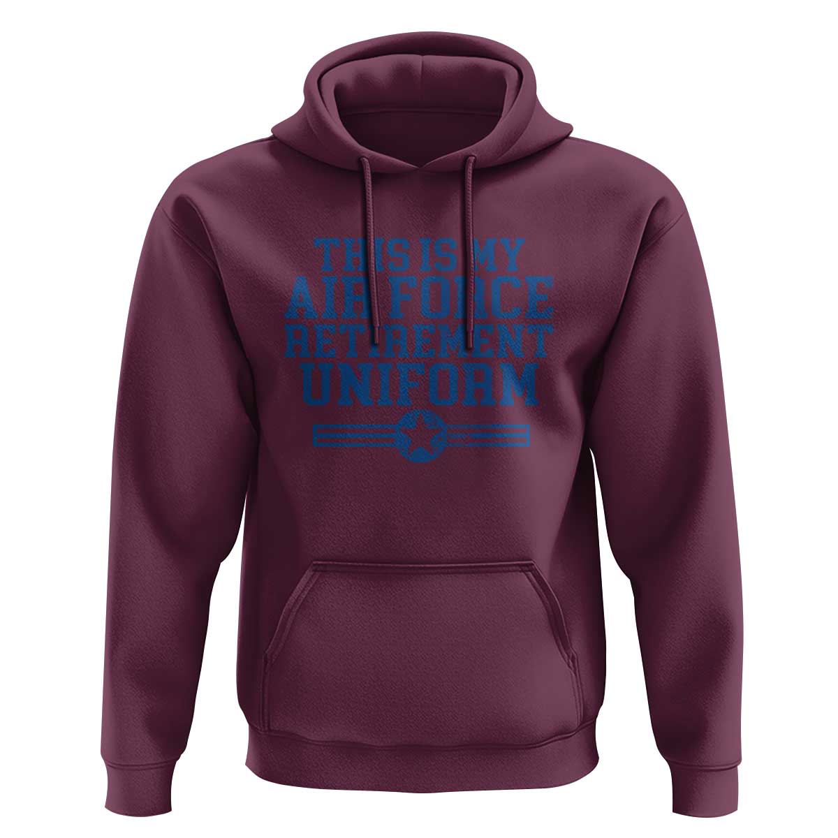 Veteran US Air Force Hoodie This Is My Retirement Uniform - Wonder Print Shop