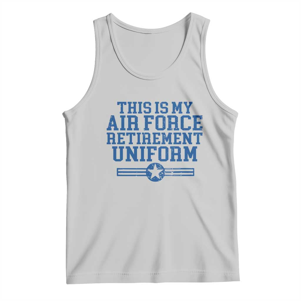 Veteran US Air Force Tank Top This Is My Retirement Uniform - Wonder Print Shop