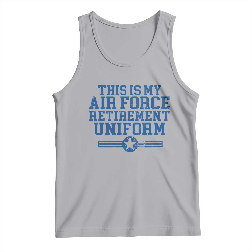 Veteran US Air Force Tank Top This Is My Retirement Uniform - Wonder Print Shop