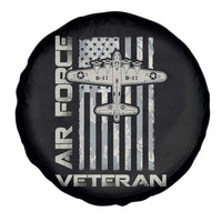 Air Force Veteran Spare Tire Cover Vintage Camo USA Flag Veterans - Wonder Print Shop