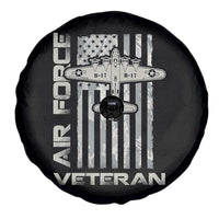 Air Force Veteran Spare Tire Cover Vintage Camo USA Flag Veterans - Wonder Print Shop