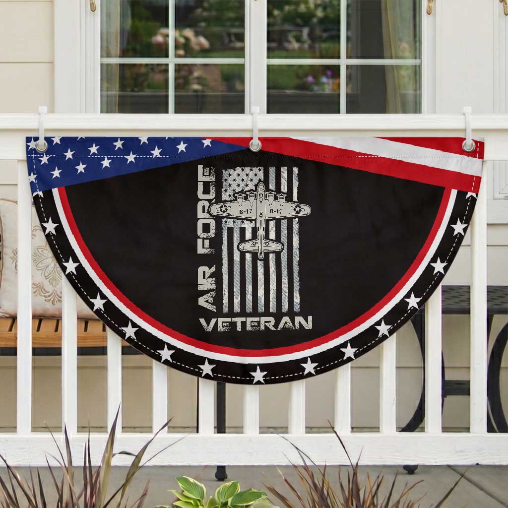 Air Force Veteran Patriotic Fan Flag Vintage Camo USA Flag Veterans