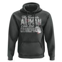 Proud Air Force Family Hoodie My Favorite Airman Calls Me Grandpa - Wonder Print Shop