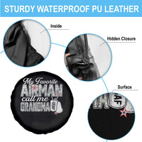 Proud Air Force Family Spare Tire Cover My Favorite Airman Calls Me Grandma - Wonder Print Shop