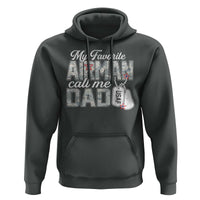 Proud Air Force Family Hoodie My Favorite Airman Calls Me Dad - Wonder Print Shop