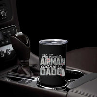 Proud Air Force Family Tumbler Cup My Favorite Airman Calls Me Dad - Wonder Print Shop