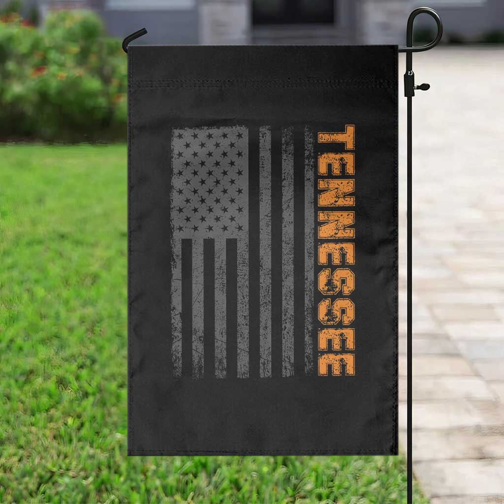 Vintage Tennessee Garden Flag Retro Orange TN USA Flag Patriotic US State