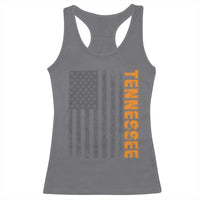 Vintage Tennessee Racerback Tank Top Retro Orange TN USA Flag Patriotic US State