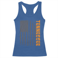 Vintage Tennessee Racerback Tank Top Retro Orange TN USA Flag Patriotic US State