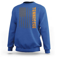 Vintage Tennessee Sweatshirt Retro Orange TN USA Flag Patriotic US State