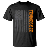 Vintage Tennessee T Shirt Retro Orange TN USA Flag Patriotic US State