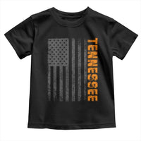 Vintage Tennessee Toddler T Shirt Retro Orange TN USA Flag Patriotic US State