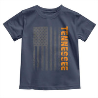 Vintage Tennessee Toddler T Shirt Retro Orange TN USA Flag Patriotic US State